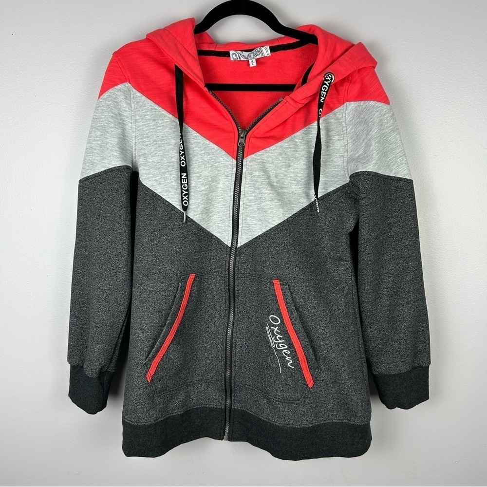 Oxygen Lightweight Full Zipped Hoodie with Pockets